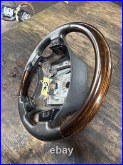 Lot19 RANGE ROVER P38 Steering Wheel Leather Black Wood