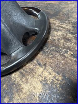 Lot19 RANGE ROVER P38 Steering Wheel Leather Black Wood