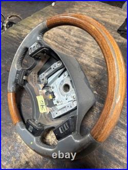 Lot21 RANGE ROVER P38 Steering Wheel Leather Grey Wood Lot21 RANGE ROVER P38 Steering Wheel Leather Grey Wood
