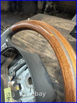 Lot21 RANGE ROVER P38 Steering Wheel Leather Grey Wood Lot21 RANGE ROVER P38 Steering Wheel Leather Grey Wood