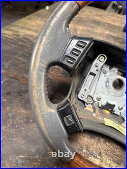 Lot21 RANGE ROVER P38 Steering Wheel Leather Grey Wood Lot21 RANGE ROVER P38 Steering Wheel Leather Grey Wood