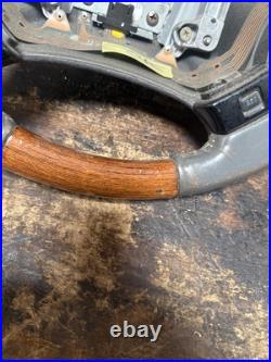 Lot21 RANGE ROVER P38 Steering Wheel Leather Grey Wood Lot21 RANGE ROVER P38 Steering Wheel Leather Grey Wood