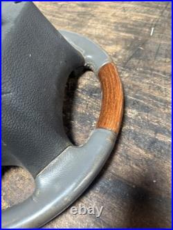 Lot21 RANGE ROVER P38 Steering Wheel Leather Grey Wood Lot21 RANGE ROVER P38 Steering Wheel Leather Grey Wood