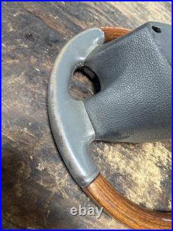 Lot21 RANGE ROVER P38 Steering Wheel Leather Grey Wood Lot21 RANGE ROVER P38 Steering Wheel Leather Grey Wood