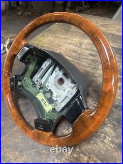 Lot22 RANGE ROVER P38 Steering Wheel Leather Full Wood