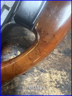 Lot22 RANGE ROVER P38 Steering Wheel Leather Full Wood