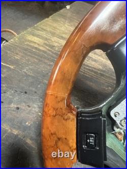 Lot22 RANGE ROVER P38 Steering Wheel Leather Full Wood