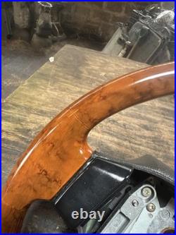 Lot22 RANGE ROVER P38 Steering Wheel Leather Full Wood