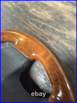 Lot22 RANGE ROVER P38 Steering Wheel Leather Full Wood