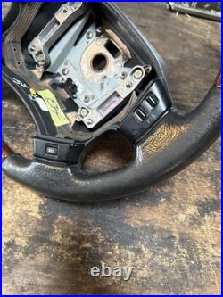 Lot23 RANGE ROVER P38 Steering Wheel Leather Black Wood