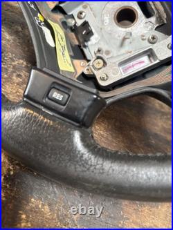 Lot23 RANGE ROVER P38 Steering Wheel Leather Black Wood