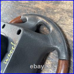 Lot23 RANGE ROVER P38 Steering Wheel Leather Black Wood