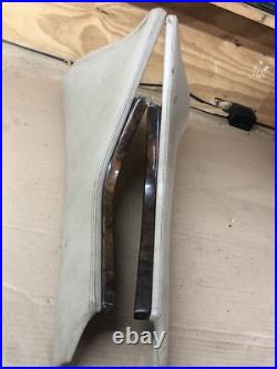 Lot3 RANGE ROVER P38 Centre Console Wood Walnut Cream Genuine Autobiography