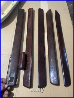 Lot3 RANGE ROVER P38 Door Cards Set Of Wood And Dash 99 To 02 Autobiography Nice