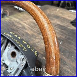 Lot4 RANGE ROVER P38 Steering Wheel Leather Cream Good Ish Wood Lot4 RANGE ROVER P38 Steering Wheel Leather Cream Good Ish Wood