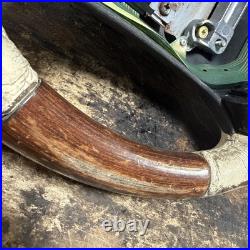 Lot6 RANGE ROVER P38 Steering Wheel Leather Cream Good Ish Wood Lot6 RANGE ROVER P38 Steering Wheel Leather Cream Good Ish Wood
