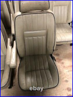 Lot75 RANGE ROVER P38 Eclectic Leather Seats Cream Van VW Camper Bus