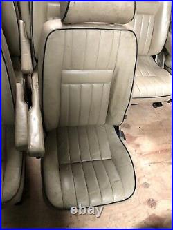 Lot75 RANGE ROVER P38 Eclectic Leather Seats Cream Van VW Camper Bus