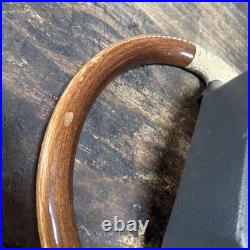 Lot9 RANGE ROVER P38 Steering Wheel Leather Cream Good Ish Wood