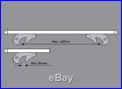 M-Way Lockable Aluminium Roof Rail Bars & Car Rack Tray for Range Rover II 94-02