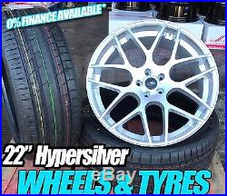 Mercedes ML Brabus STYLE DTM ALUWERKS HYPERSILVER 22 Inch Alloy Wheels + Tyres