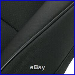 New PU Black Car Full Surround Front Seat Cover Breathable Chair Cushion Pad Mat