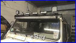 Off Road LED Light Bar 50 288W 12V-24V CURVED SPOT 23040 Lumen 2x48 LEDs
