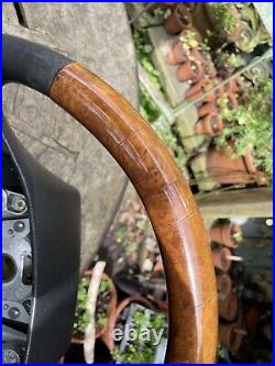 P38 Range Rover Burr Walnut Wood Steering Wheel Genuine Autobiography