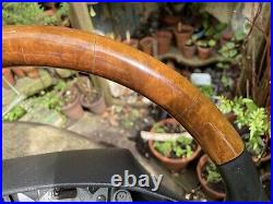 P38 Range Rover Burr Walnut Wood Steering Wheel Genuine Autobiography