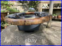 P38 Range Rover Burr Walnut Wood Steering Wheel Oem Autobiography Grey Leather