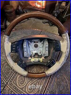P38 Range Rover Walnut Wood Steering Wheel Autobiography