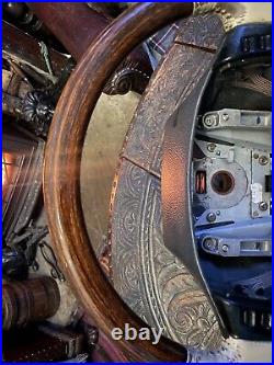 P38 Range Rover Walnut Wood Steering Wheel Autobiography