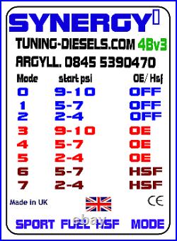 RANGE ROVER P38 2.5L 6CYL DIESEL TUNING BOX SYNERGY 4Bv3, + SPORT BUTTON