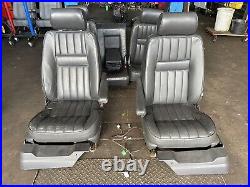 RANGE ROVER P38 2.5 4.0 4.6 BLACK LEATHER INTERIOR SEATS MANUAL TRIM 94-02 5 Bar RANGE ROVER P38 2.5 4.0 4.6 BLACK LEATHER INTERIOR SEATS MANUAL TRIM 94-02 5 Bar