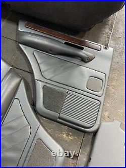 RANGE ROVER P38 2.5 4.0 4.6 BLACK LEATHER INTERIOR SEATS PANELS TRIM 94-02 5 Bar