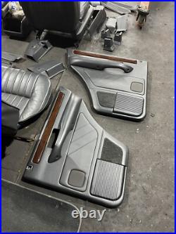 RANGE ROVER P38 2.5 4.0 4.6 BLACK LEATHER INTERIOR SEATS PANELS TRIM 94-02 5 Bar