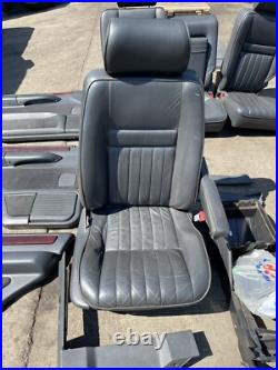 RANGE ROVER P38 2.5 4.0 4.6 BLACK LEATHER INTERIOR SEATS PANELS TRIM 94-02 6 Bar RANGE ROVER P38 2.5 4.0 4.6 BLACK LEATHER INTERIOR SEATS PANELS TRIM 94-02 6 Bar