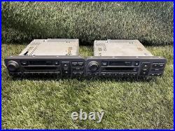RANGE ROVER P38 2x ALPINE STEREO HEAD UNITS PLAYER SPARES OR REPAIR 98-02