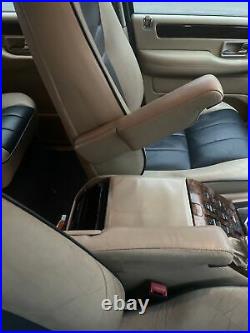 RANGE ROVER P38 Electric Leather Seats Cream With Blue Piping Autobiography