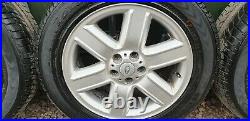 RANGE ROVER VOGUE L322 19 ALLOY WHEELS and TYRES 255/55/19 DISCO 3 P38