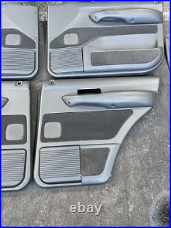 Range Rover P38 2.5 4.0 4.6 Black Leather Interior Seats Door Panels Trim 94-02 Range Rover P38 2.5 4.0 4.6 Black Leather Interior Seats Door Panels Trim 94-02