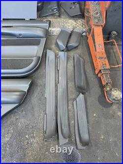 Range Rover P38 2.5 4.0 4.6 Black Leather Interior Seats Door Panels Trim 94-02 Range Rover P38 2.5 4.0 4.6 Black Leather Interior Seats Door Panels Trim 94-02