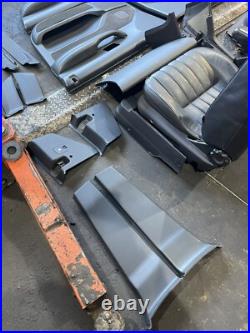 Range Rover P38 2.5 4.0 4.6 Black Leather Interior Seats Door Panels Trim 94-02 Range Rover P38 2.5 4.0 4.6 Black Leather Interior Seats Door Panels Trim 94-02