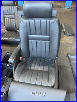 Range Rover P38 2.5 4.0 4.6 Black Leather Interior Seats Door Panels Trim 94-02 Range Rover P38 2.5 4.0 4.6 Black Leather Interior Seats Door Panels Trim 94-02