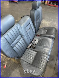 Range Rover P38 2.5 4.0 4.6 Black Leather Interior Seats Door Panels Trim 94-02 Range Rover P38 2.5 4.0 4.6 Black Leather Interior Seats Door Panels Trim 94-02