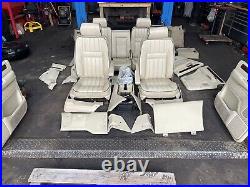 Range Rover P38 2.5 4.0 4.6 Cream 5 Bar Leather Interior Seats Upgrade 94-02 Range Rover P38 2.5 4.0 4.6 Cream 5 Bar Leather Interior Seats Upgrade 94-02