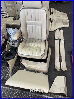 Range Rover P38 2.5 4.0 4.6 Cream 5 Bar Leather Interior Seats Upgrade 94-02 Range Rover P38 2.5 4.0 4.6 Cream 5 Bar Leather Interior Seats Upgrade 94-02