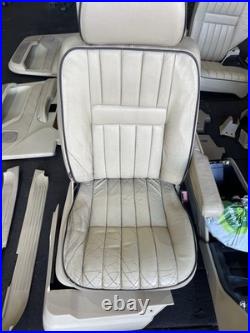 Range Rover P38 2.5 4.0 4.6 Cream 5 Bar Leather Interior Seats Upgrade 94-02