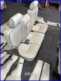 Range Rover P38 2.5 4.0 4.6 Cream 5 Bar Leather Interior Seats Upgrade 94-02 Range Rover P38 2.5 4.0 4.6 Cream 5 Bar Leather Interior Seats Upgrade 94-02