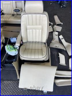 Range Rover P38 2.5 4.0 4.6 Cream 5 Bar Leather Interior Seats Upgrade 94-02